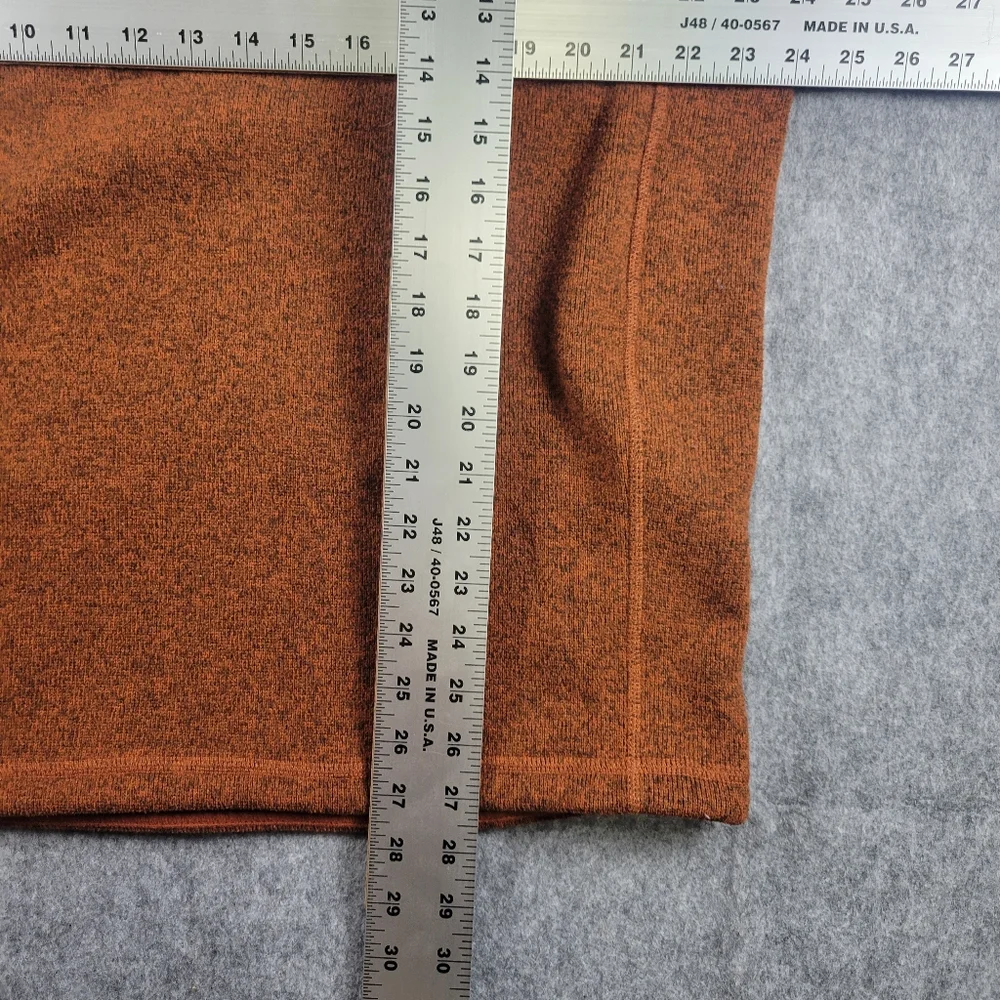 The North Face Gordon Lyons Brown 1/4 Zip Fleece Pullover Sweater Mens Size XL